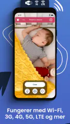 Babyovervåker Saby. 3G BabyCam screenshot