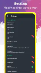 baggrundsvideooptager screenshot