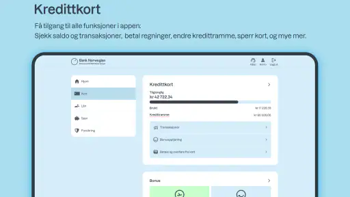 Bank Norwegian screenshot