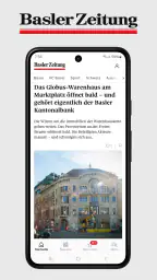 Basler Zeitung Nachrichten screenshot