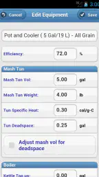 BeerSmith 3 Mobile Homebrewing screenshot