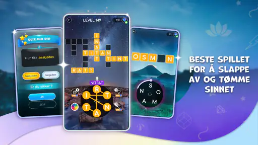 Beroligende Ordpuslespill screenshot