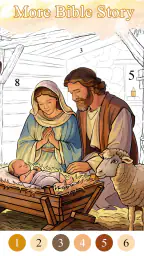 Bible Color Paint By Number screenshot