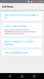 BikeGPX - Free cycle navigator screenshot