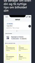 Bilhold screenshot