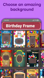 Birthday Photo Frame Maker screenshot