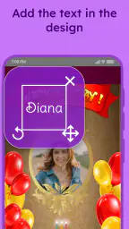 Birthday Photo Frame Maker screenshot