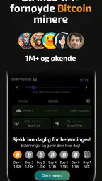 Bitcoin-utvinning(Kryptominer) screenshot
