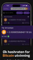 Bitcoin-utvinning(Kryptominer) screenshot