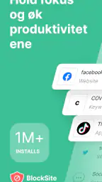 BlockSite. Unngå forstyrrelser screenshot