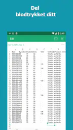 Blodtrykksmåler screenshot