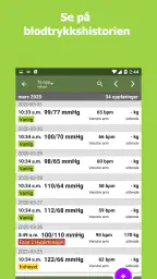 Blodtrykksmåler screenshot