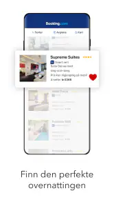 Book hotell på Booking.com screenshot