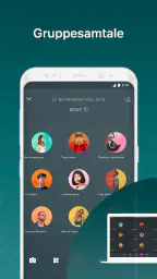 BOTIM - videoanrop og chat screenshot
