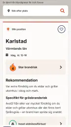 Brandrisk Ute screenshot