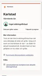 Brandrisk Ute screenshot