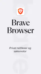 Brave nettleser og søkemotor screenshot