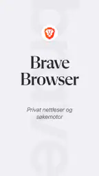 Brave nettleser og søkemotor screenshot