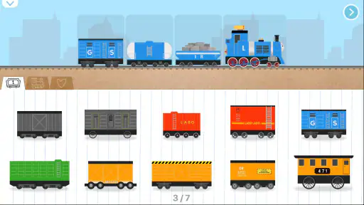 Brick Train-spill for barn screenshot