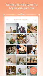 Bryllup foto app - Wedbox screenshot