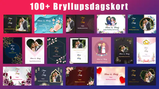 Bryllupsinvitasjonskort screenshot