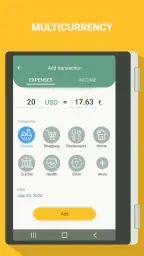 Budsjett - utgiftssporing screenshot