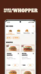 Burger King India screenshot