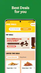 Burger King India screenshot