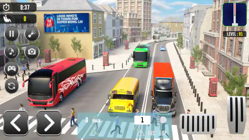 busskjøring Simulatorspill 3D screenshot