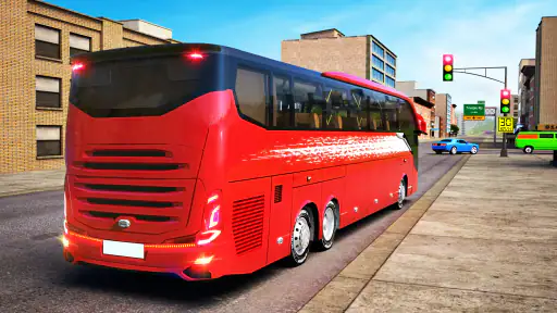 busskjøring Simulatorspill 3D screenshot
