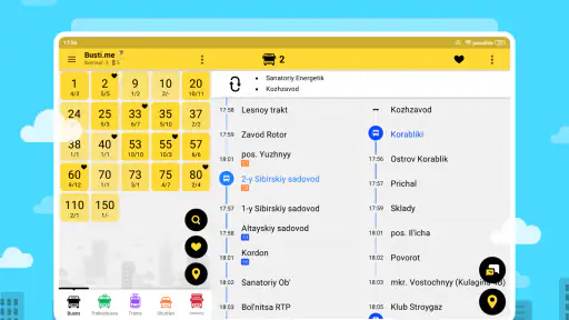 Bustime: Bustid screenshot