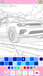 Car coloring games - Color car screenshot