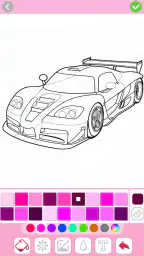 Car coloring games - Color car screenshot