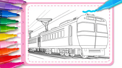 Car coloring games - Color car screenshot