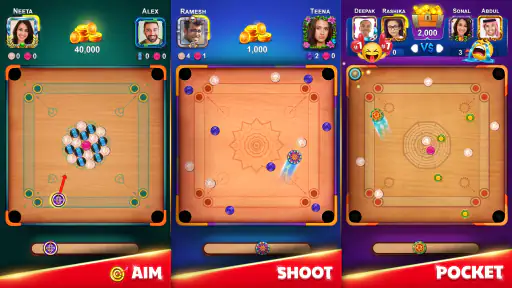 Carrom King™ screenshot