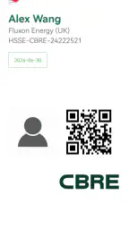 CBRE SAFE screenshot