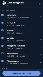CCleaner – opprydding screenshot