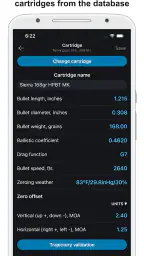 Chairgun Elite Ballistic Tool screenshot
