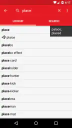 Chambers Dictionary screenshot