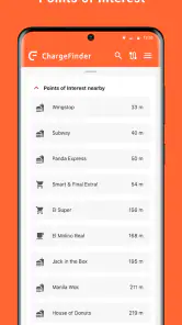 ChargeFinder: Ladestasjoner screenshot