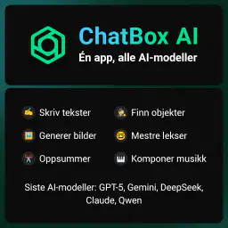 ChatBox - AI-chat på norsk screenshot