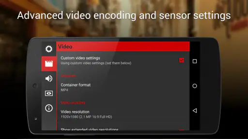 Cinema FV-5 screenshot