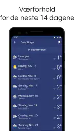 Clime: Værvarsel og radar screenshot