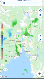 Clime: Værvarsel og radar screenshot