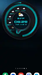 Clock Widgets With Weather screenshot