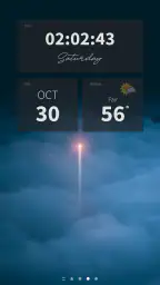 Clock Widgets With Weather screenshot