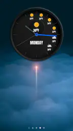 Clock Widgets With Weather screenshot