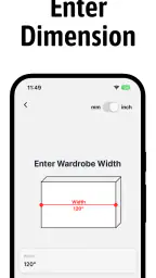 Closet Design App screenshot