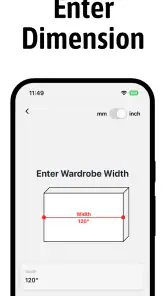 Closet Design App screenshot