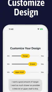 Closet Design App screenshot